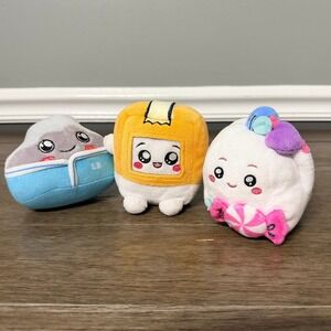 LankyBox Plush Toy Set Sushi Candy Marshmallow Cute Kawaii Stuffed Gift